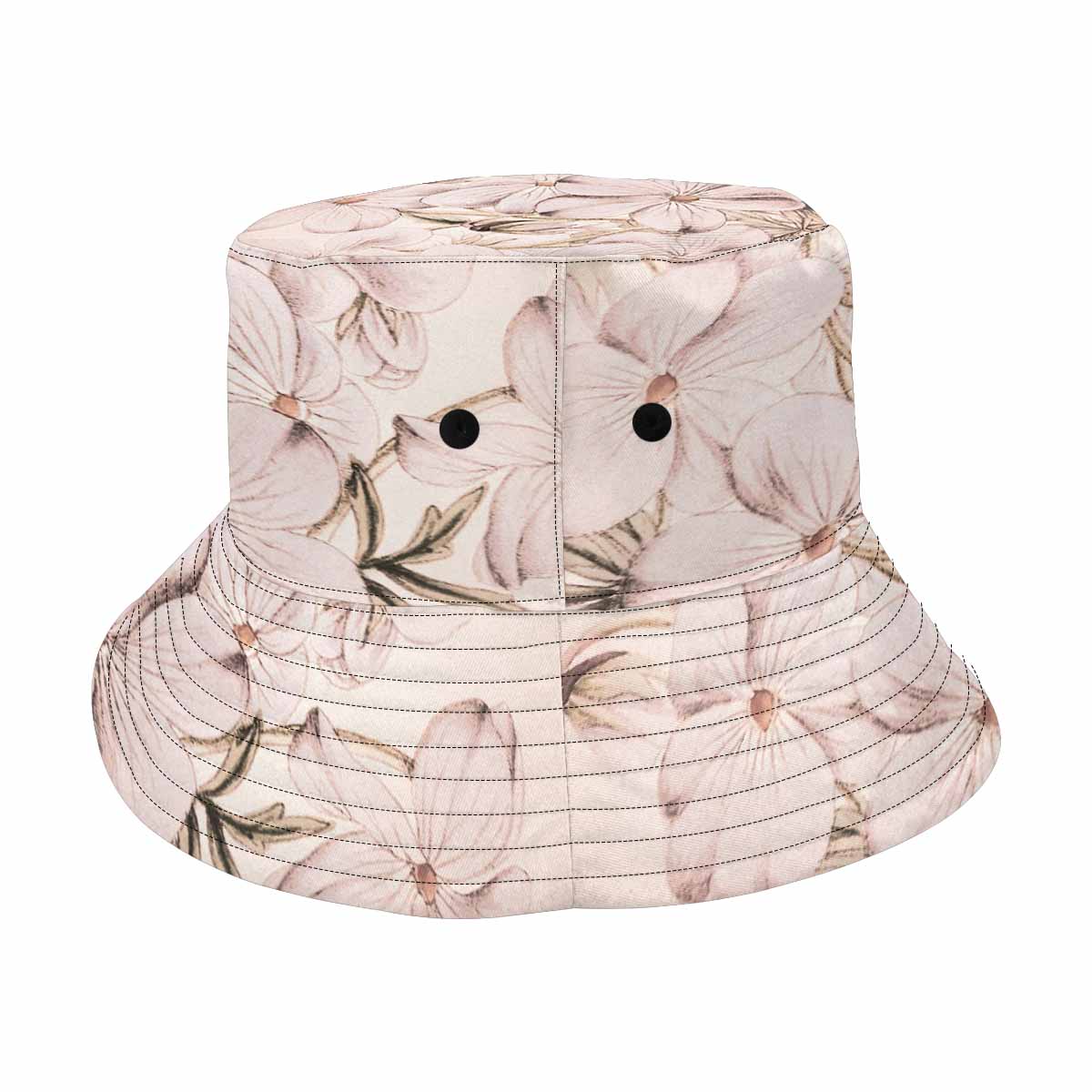 Vintage floral unisex bucket boonie Hat, outdoors hat, Design 13x Unisex Bucket Boonie Hat