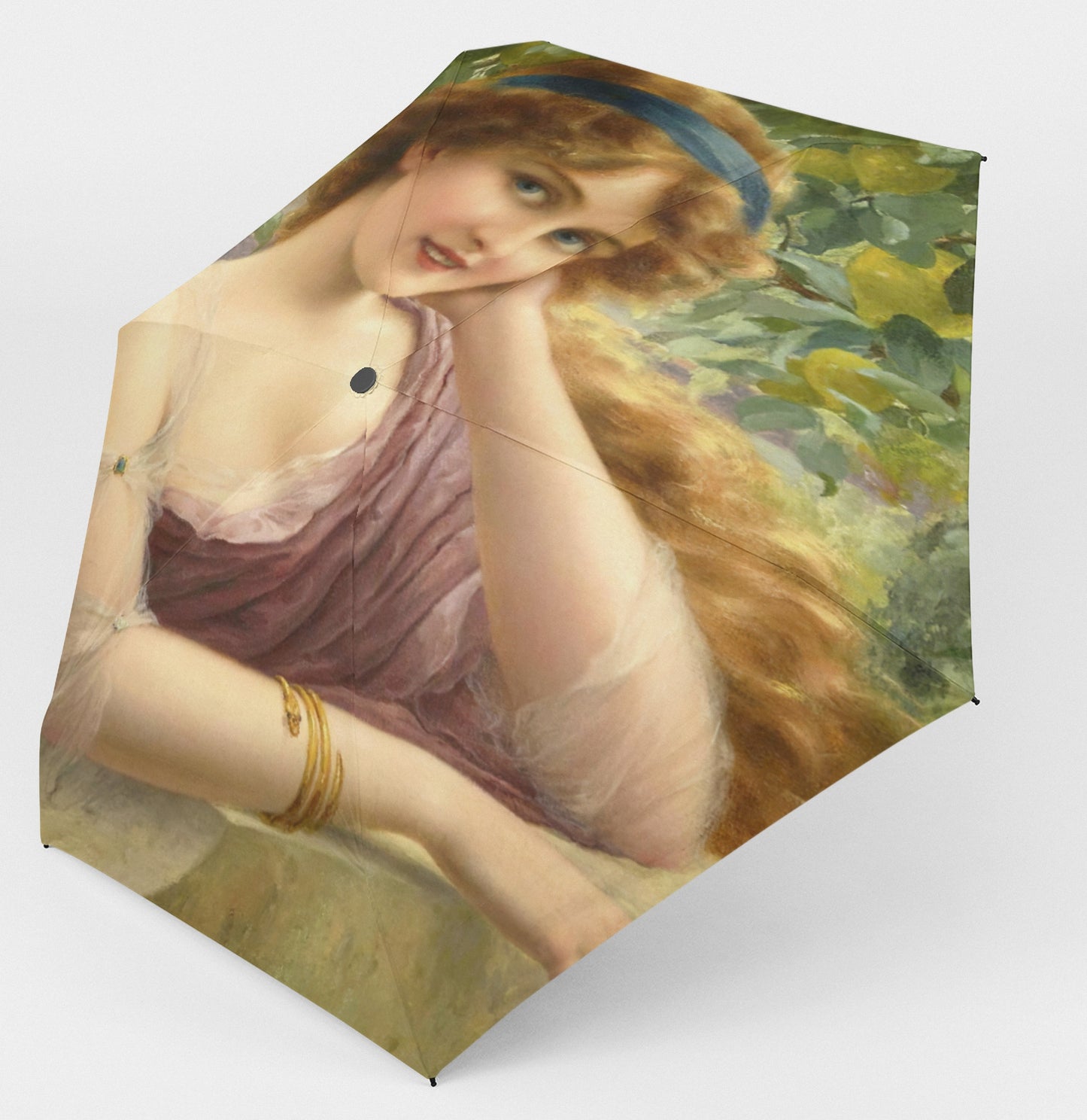 Victorian Lady Design UMBRELLA, Girl By The Lemon Tree, Model U05-C20