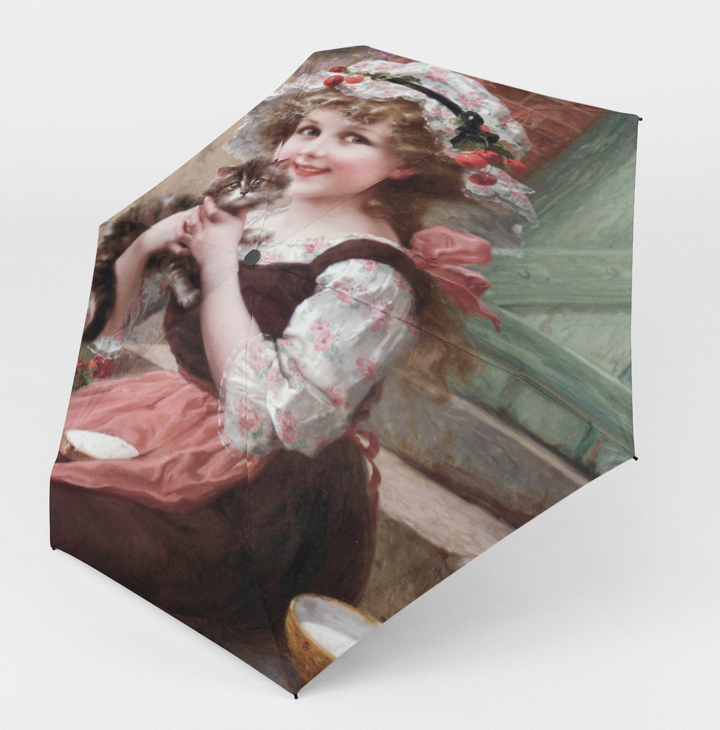 Victorian Girl Design UMBRELLA, The Little Kittens, Model U05 C20