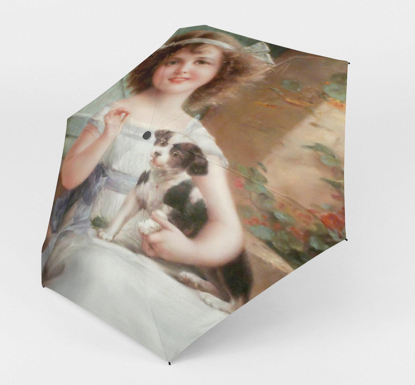 Victorian Girl Design UMBRELLA, Waiting For The Vet, Model U05 C20