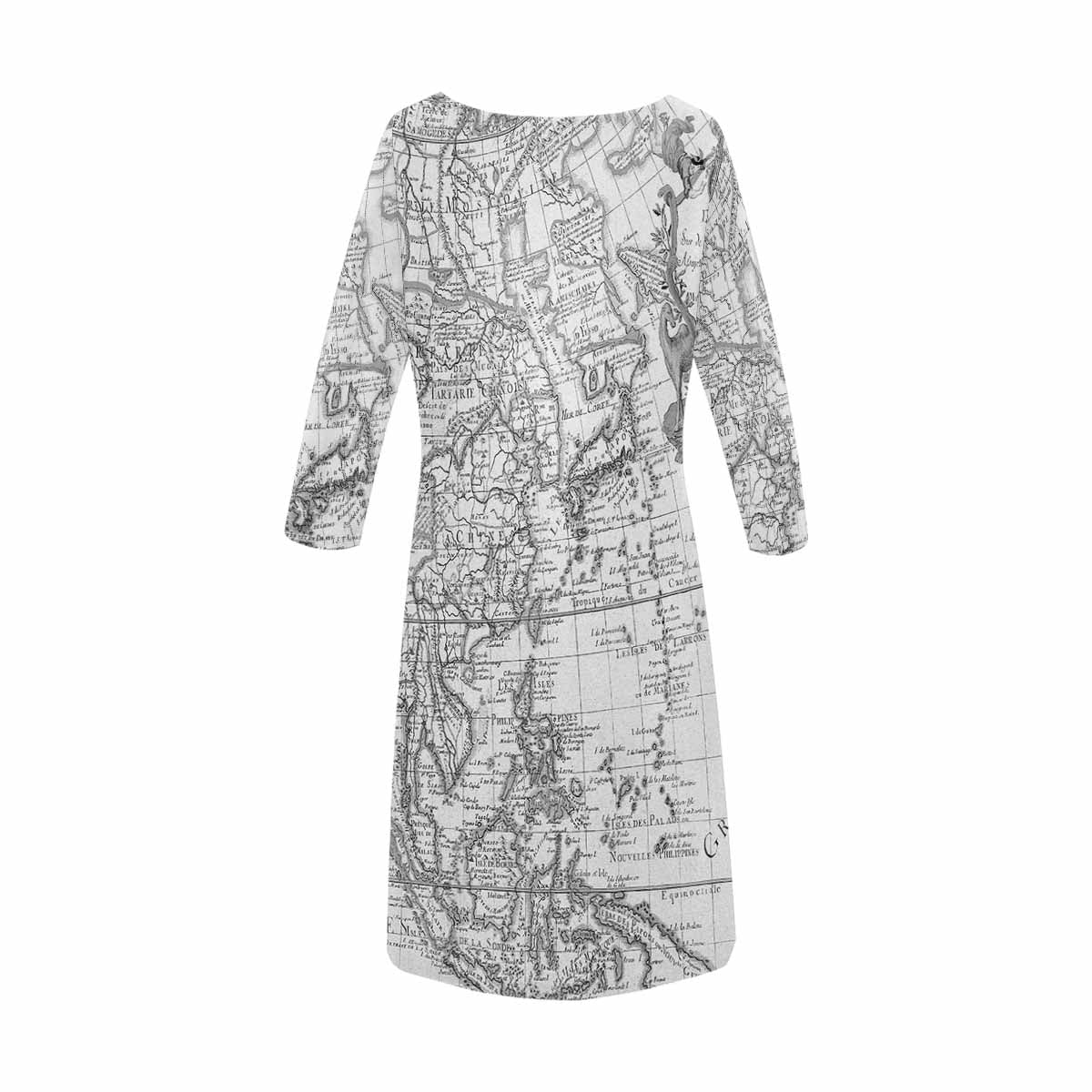 Antique Map loose dress, MODEL 29532, design 54