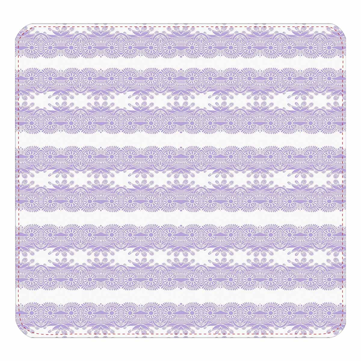 Victorian lace print womens wallet, clutch purse, red trim, design 07