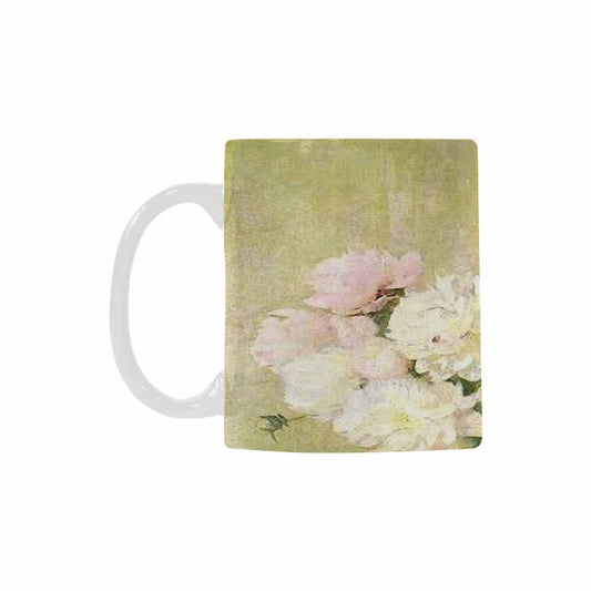 Vintage floral coffee mug or tea cup, Design 35