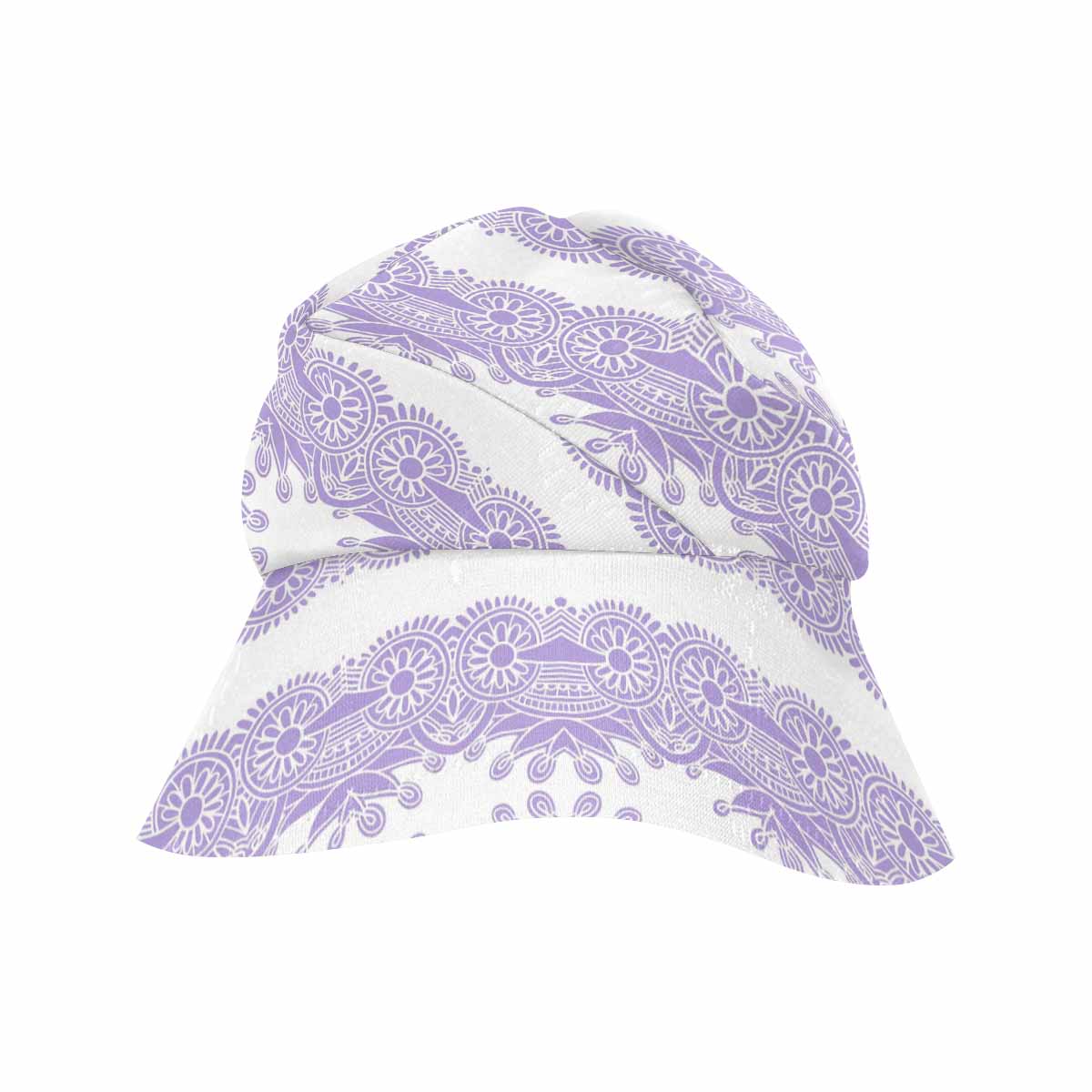 Victorian lace print, wide brim sunvisor Hat, outdoors hat, design 07