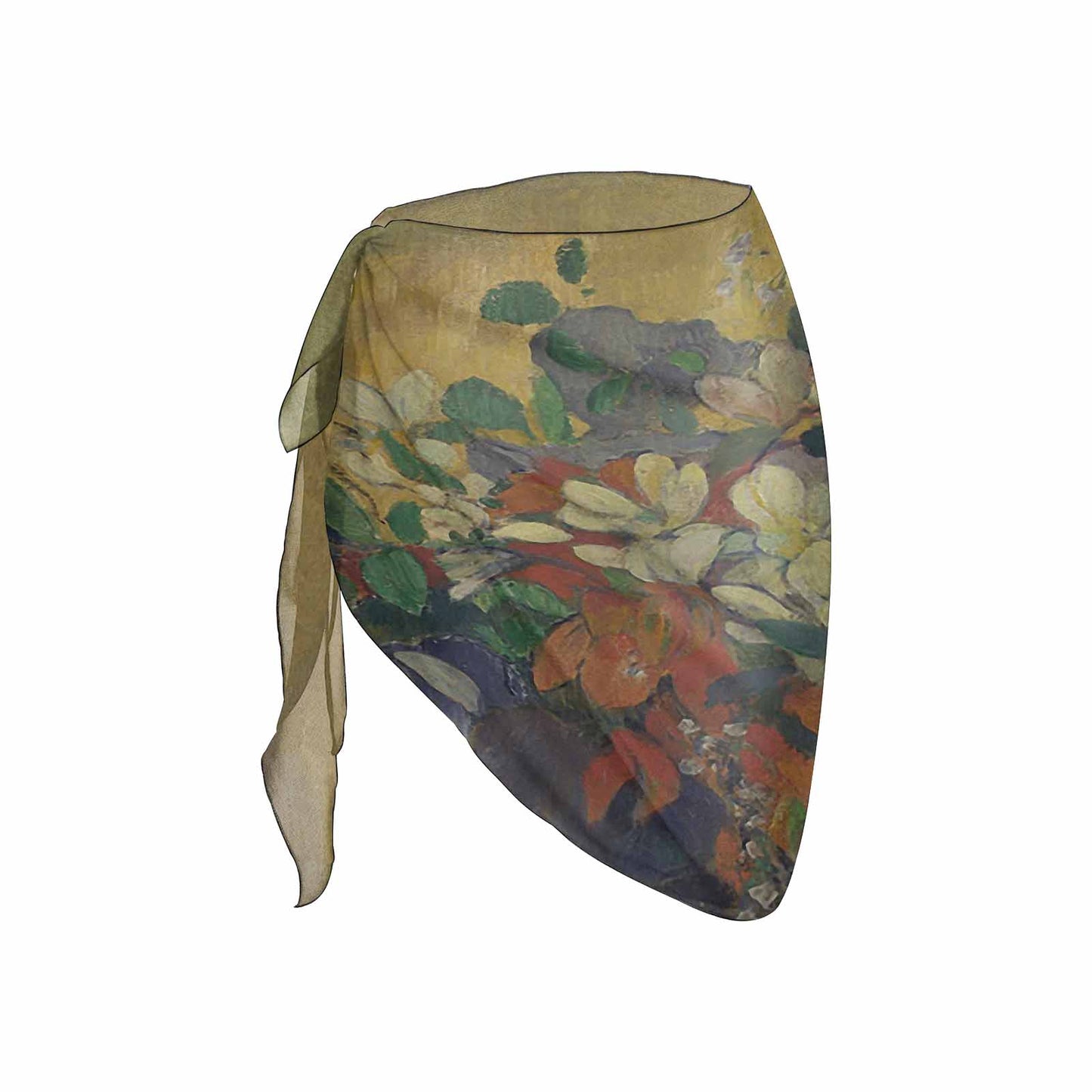 Vintage floral, beach sarong, beach coverup, swim wear, Design 10