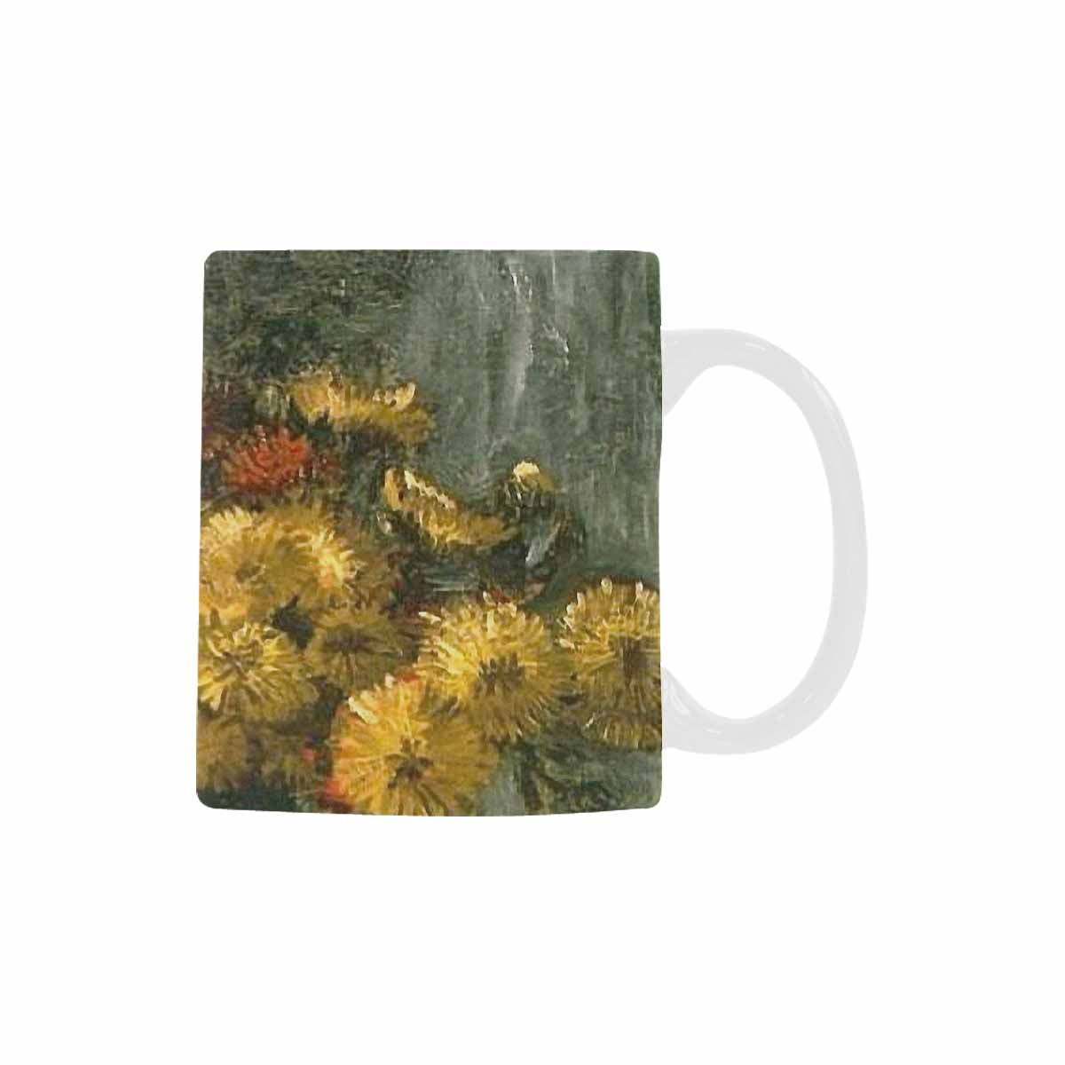 Vintage floral coffee mug or tea cup, Design 28