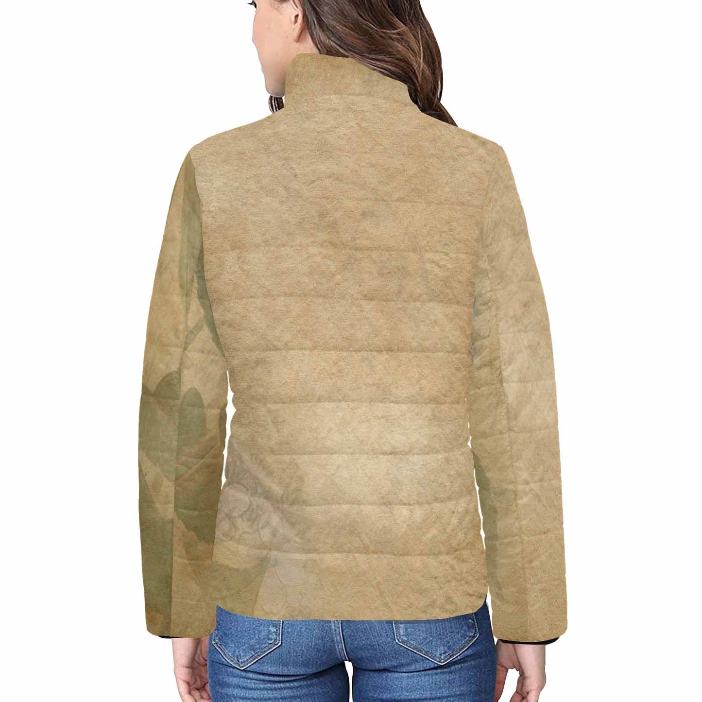 Antique general print quilted jacket, design 28