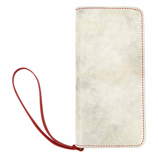 Victorian lace print womens wallet, clutch purse, red trim, design 27