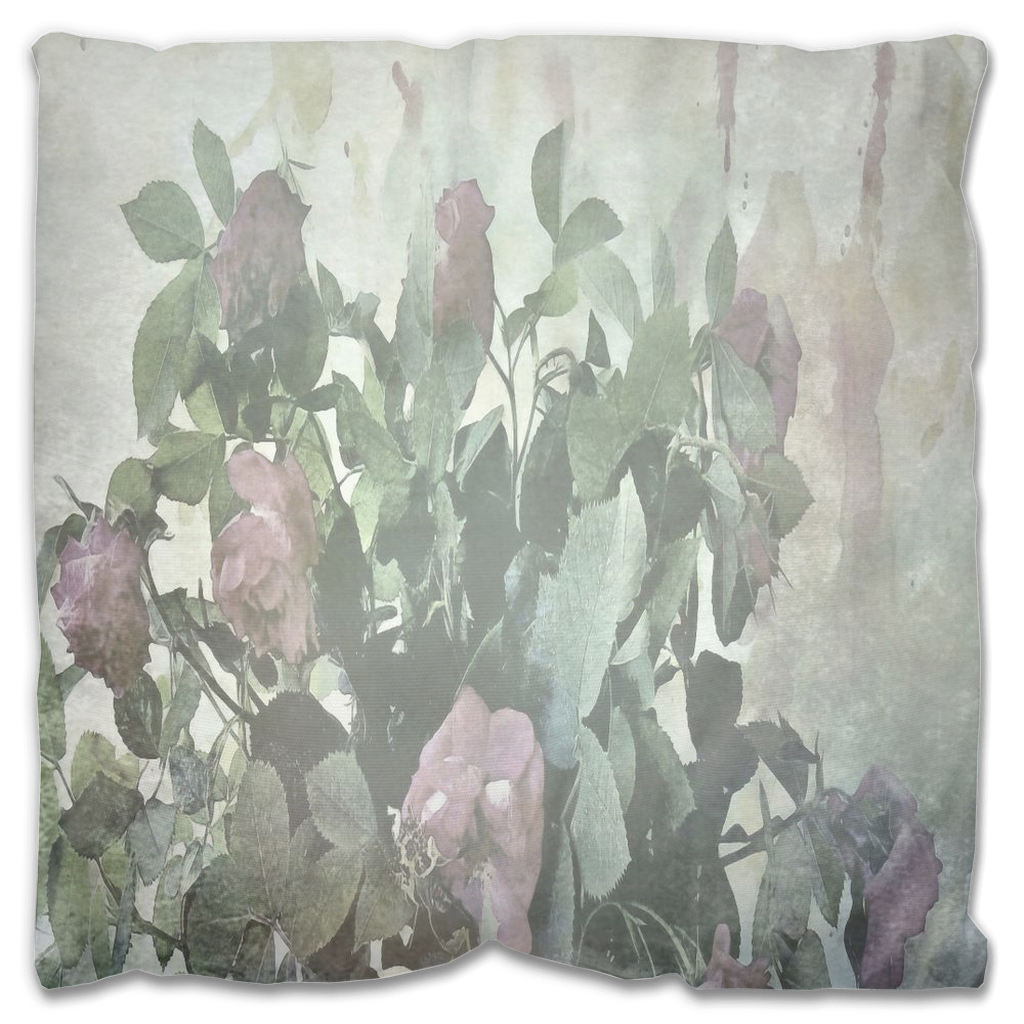 Vintage floral Outdoor Pillows, throw pillow, mildew resistance, various sizes, Design 24