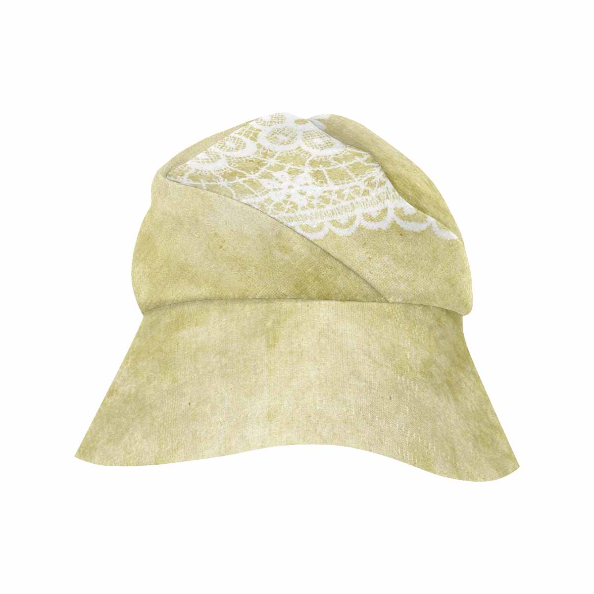 Victorian lace print, wide brim sunvisor Hat, outdoors hat, design 43