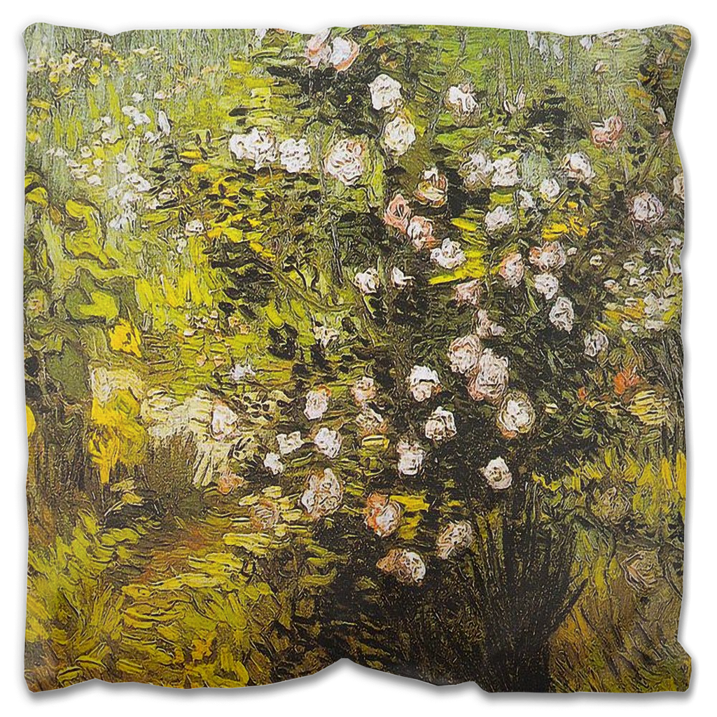 Vintage floral Outdoor Pillows, throw pillow, mildew resistance, various sizes, Design 05