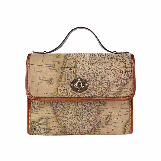 Antique Map Handbag, Model 1695341, Design 42