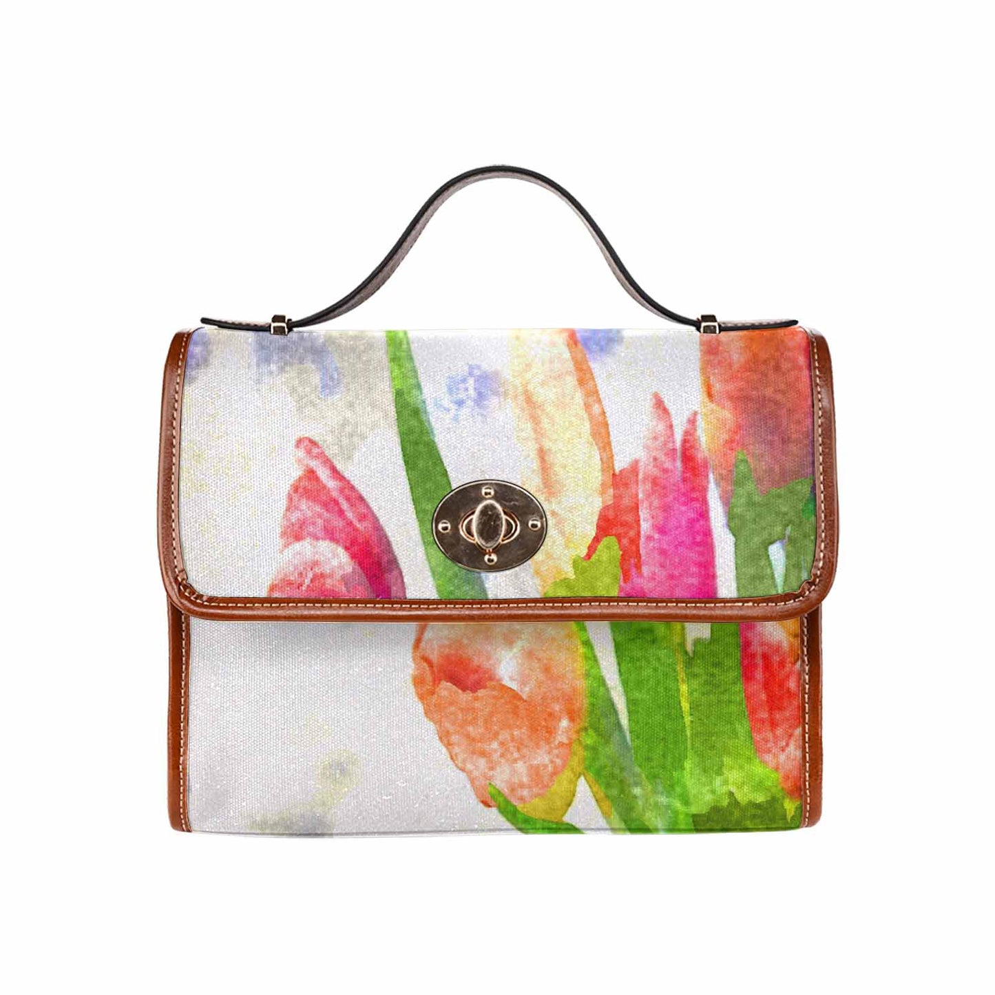 Water Color Floral Handbag Model 1695341 Design 265