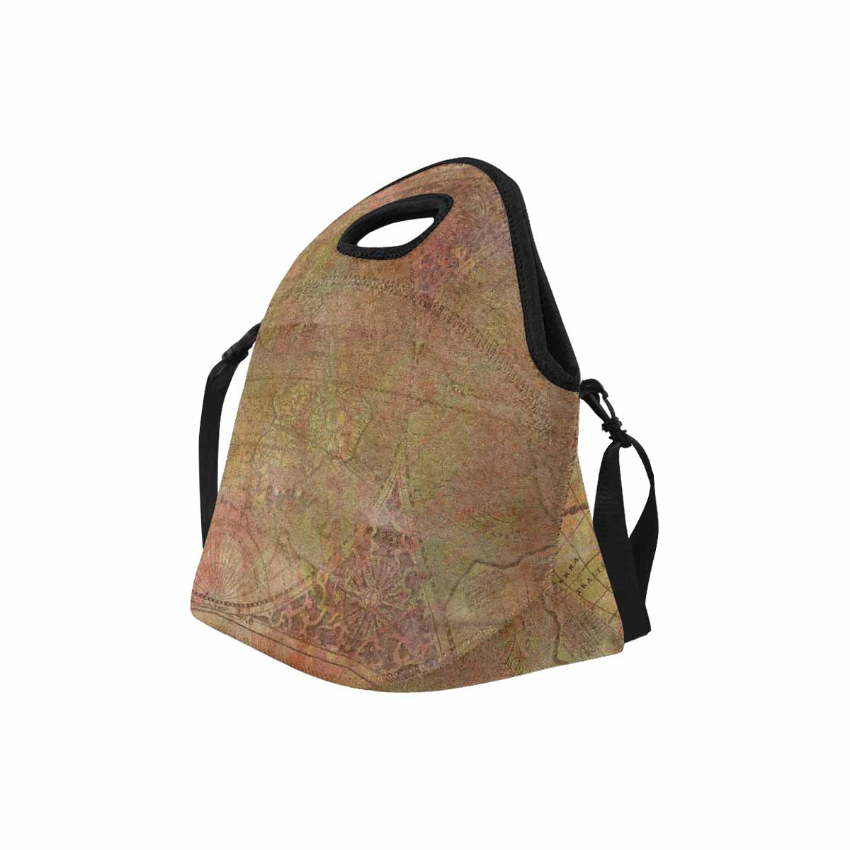 Antique general print, insulated lunch bag, design 62