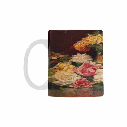 Vintage floral coffee mug or tea cup, Design 37