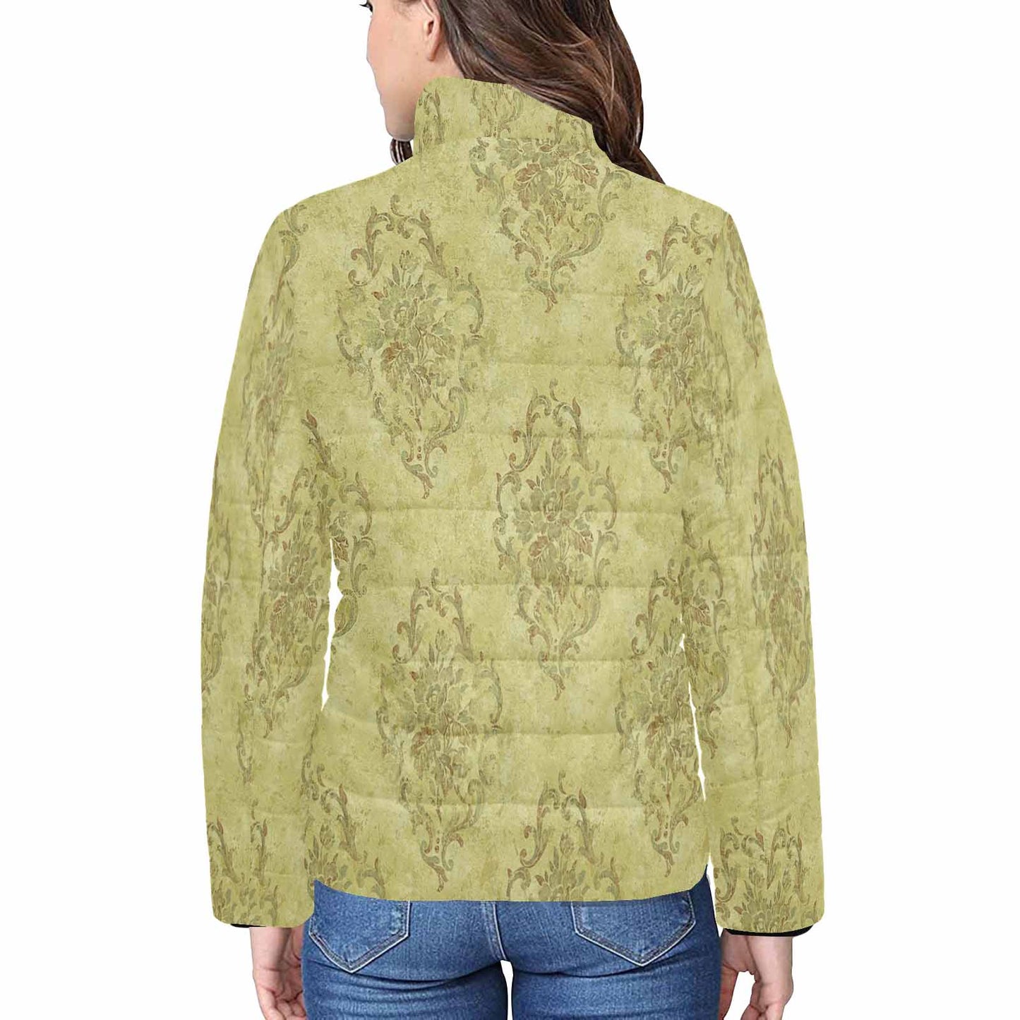Antique general print quilted jacket, design 05