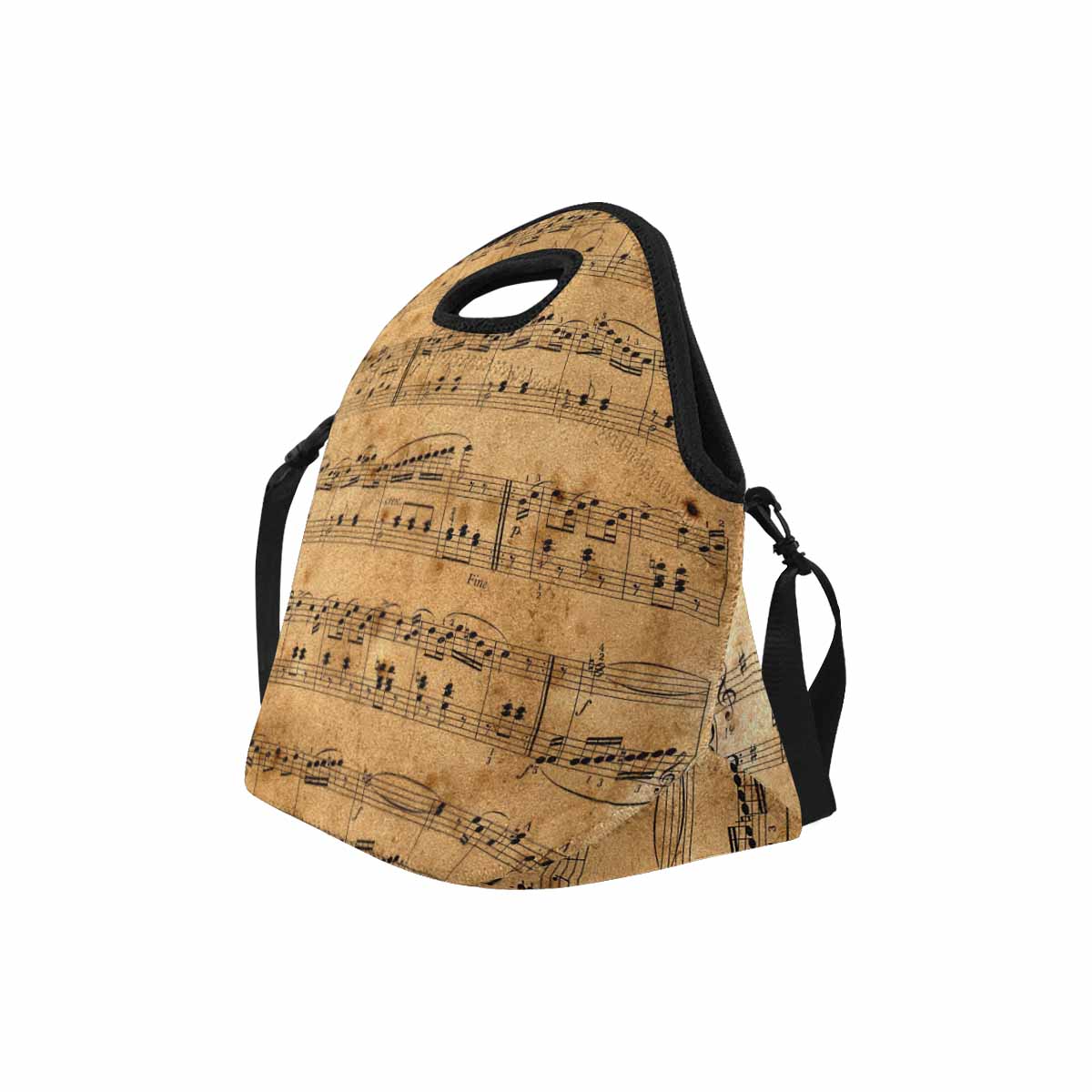 Antique general print, insulated lunch bag, design 34