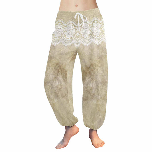 Victorian lace print Haram pants, loose comfy pants design 28