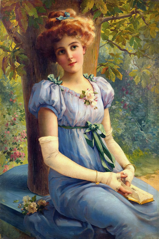 Victorian lady fine art print  A SWEET GLANCE