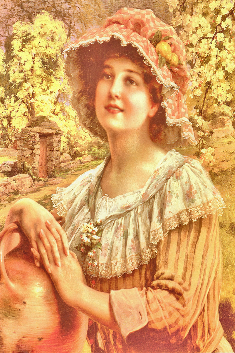 Victorian lady fine art print  COUNTRY SPRING