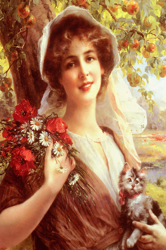 Victorian lady fine art print  COUNTRY SUMMER