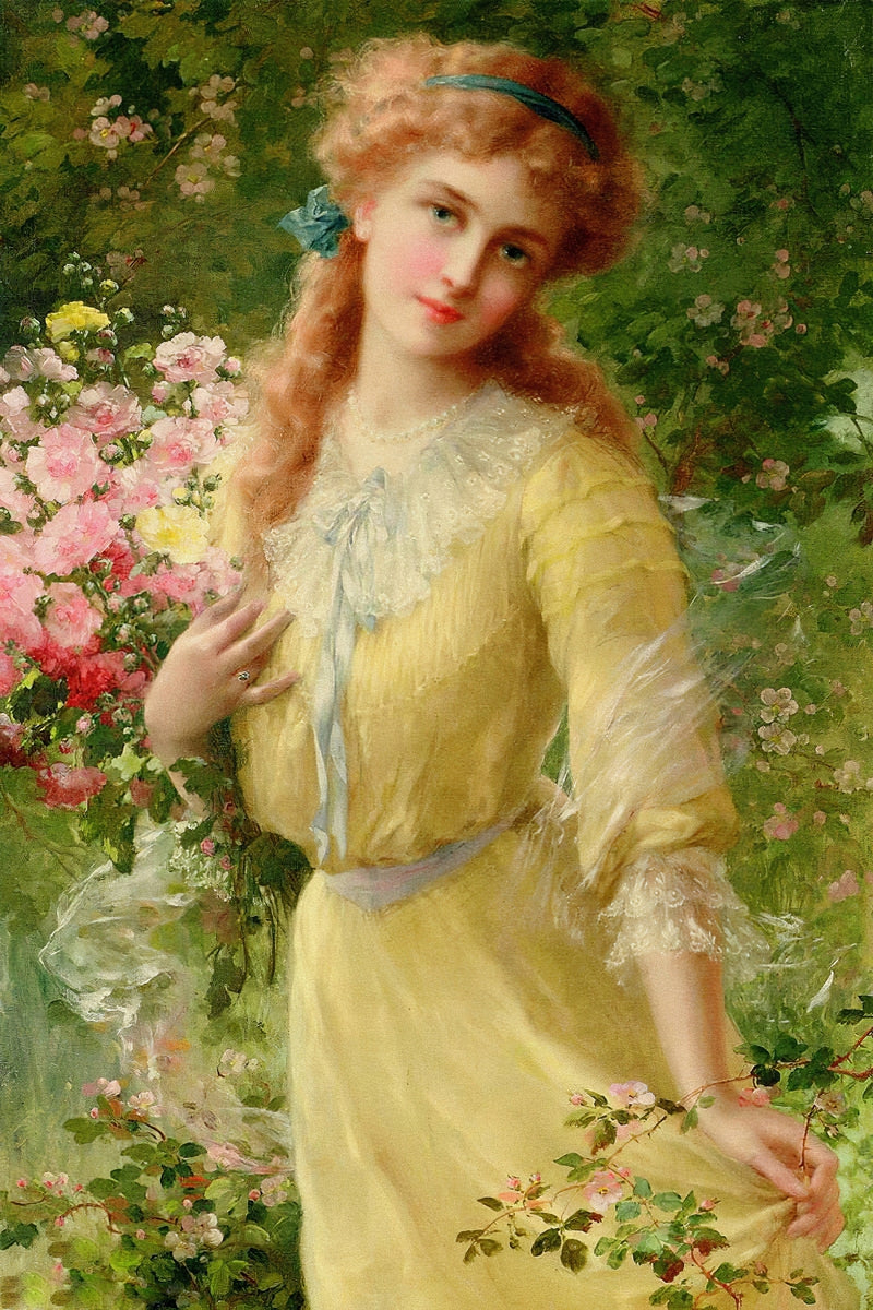 Victorian lady fine art print  Portrait of a Girl