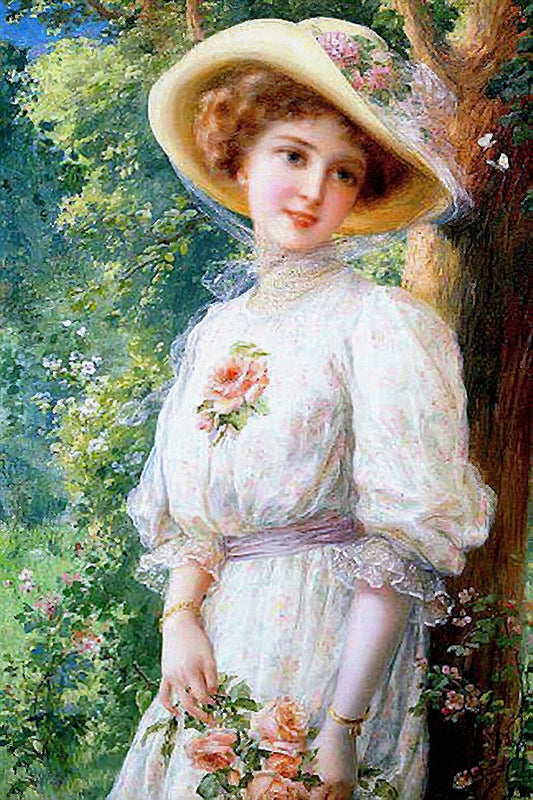 Victorian lady fine art print  Reverie