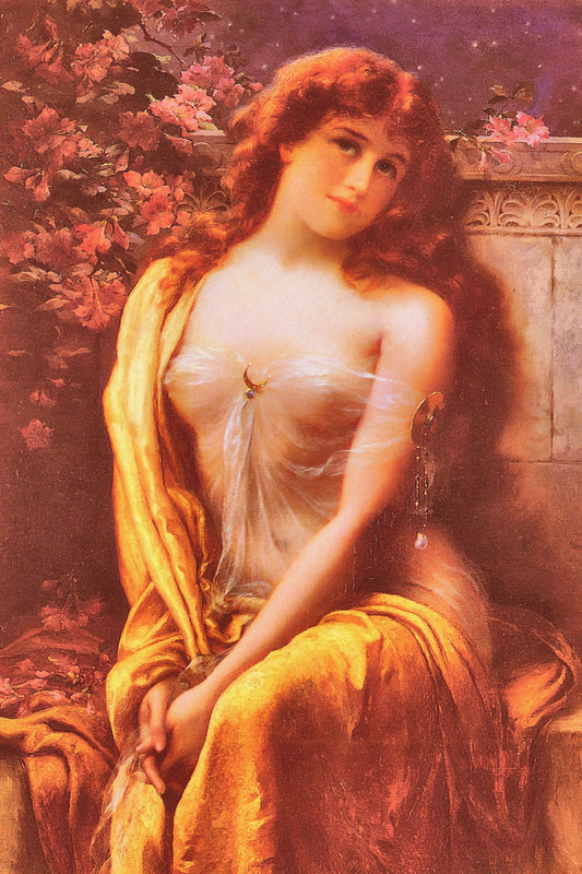 Victorian lady fine art print  Starlight