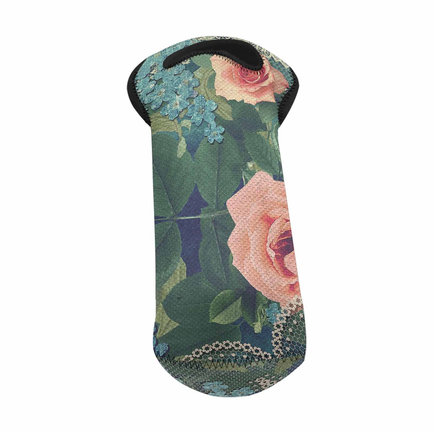 Victorian Lace 1 bottle wine bag, design 01