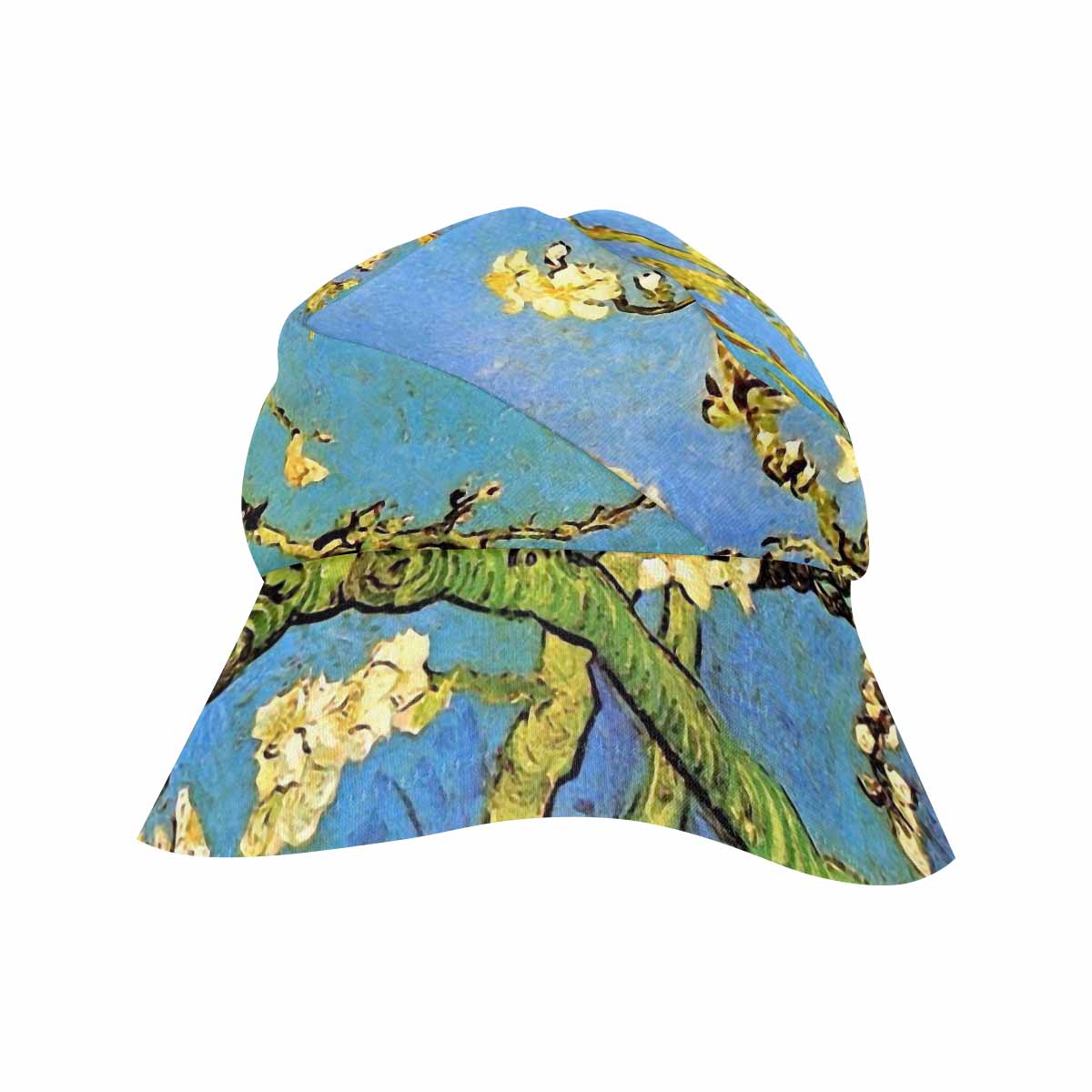 Vintage floral wide brim sunvisor Hat, outdoors hat, Design 20