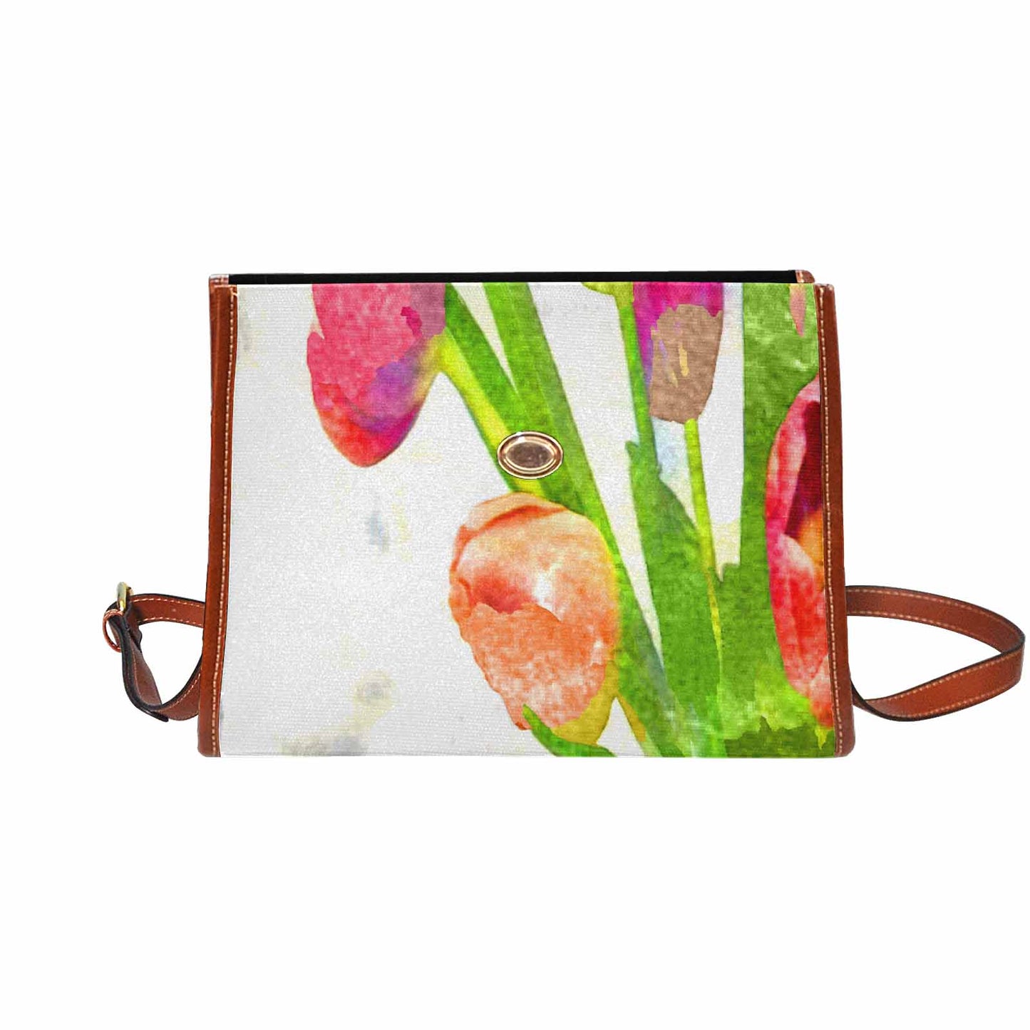Water Color Floral Handbag Model 1695341 Design 265