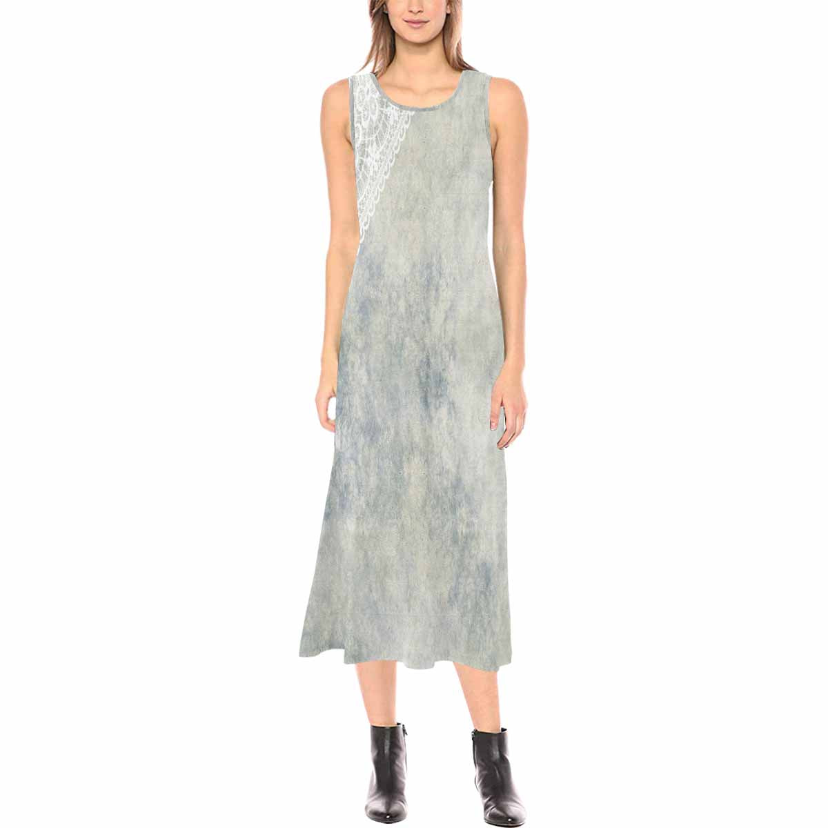 Victorian lace chic long dress, Design 36