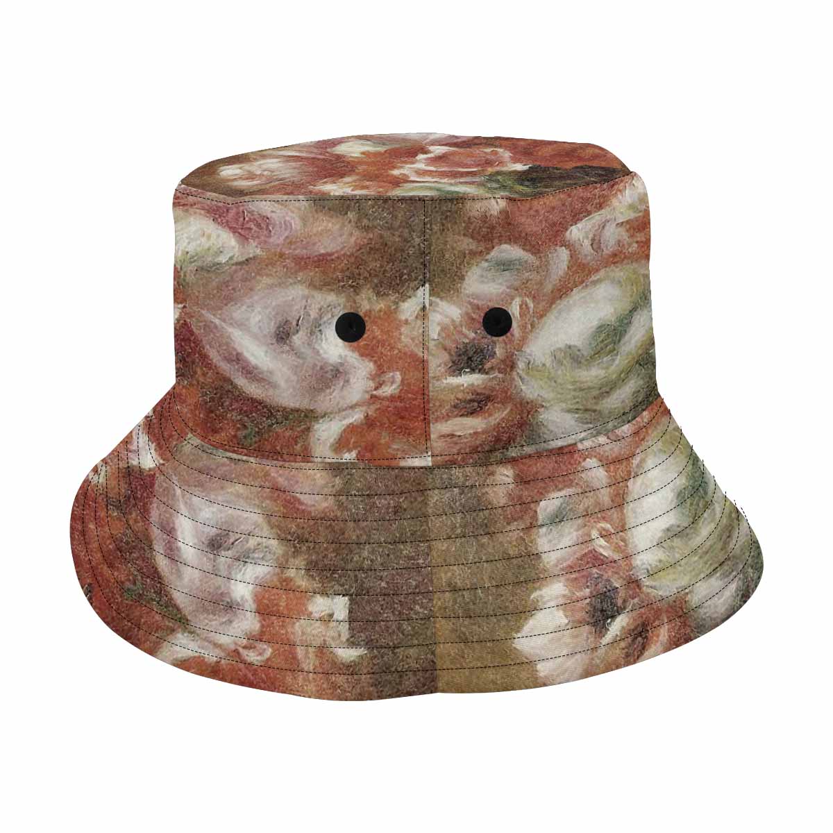 Vintage floral unisex bucket boonie Hat, outdoors hat, Design 15   Unisex Bucket Boonie Hat