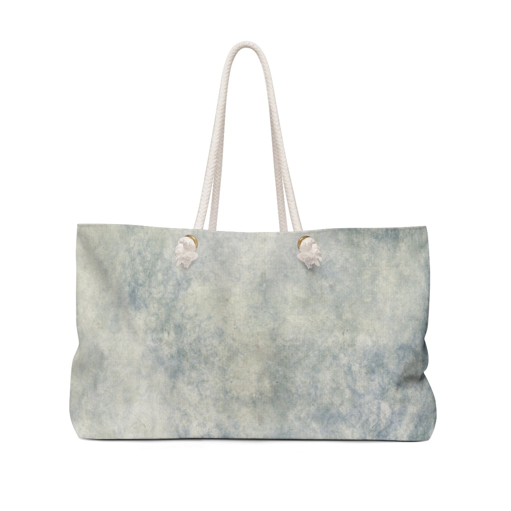 Victorian lace print weekender bag, large, design 36