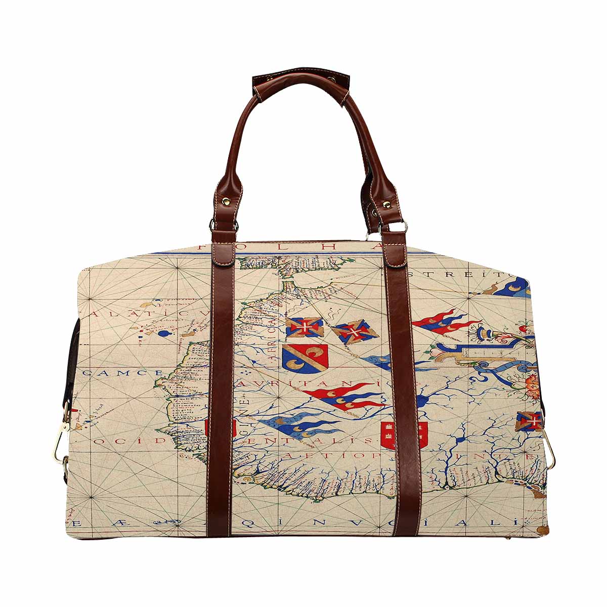 Antique Map design travel bag, Model 1695343, Design 45