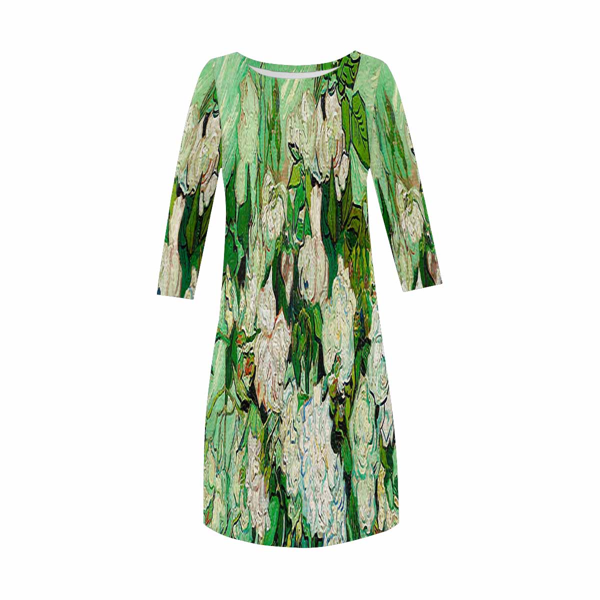 Vintage floral loose dress, model D29532 Design 45