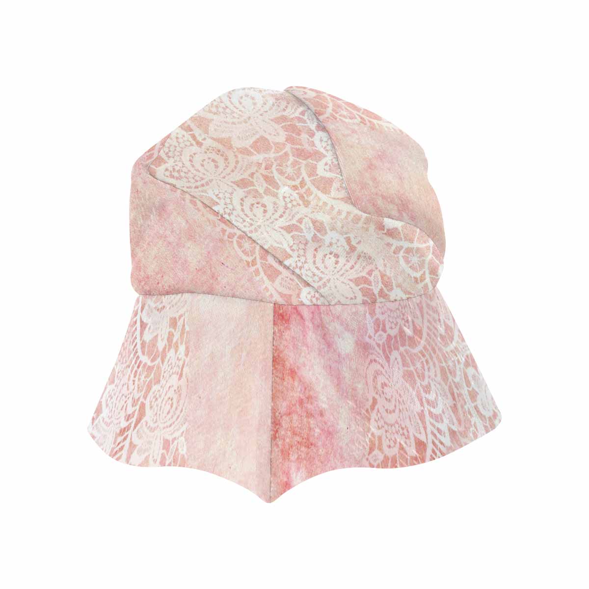 Victorian lace print, wide brim sunvisor Hat, outdoors hat, design 38