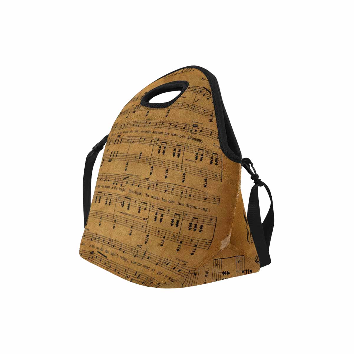 Antique general print, insulated lunch bag, design 60