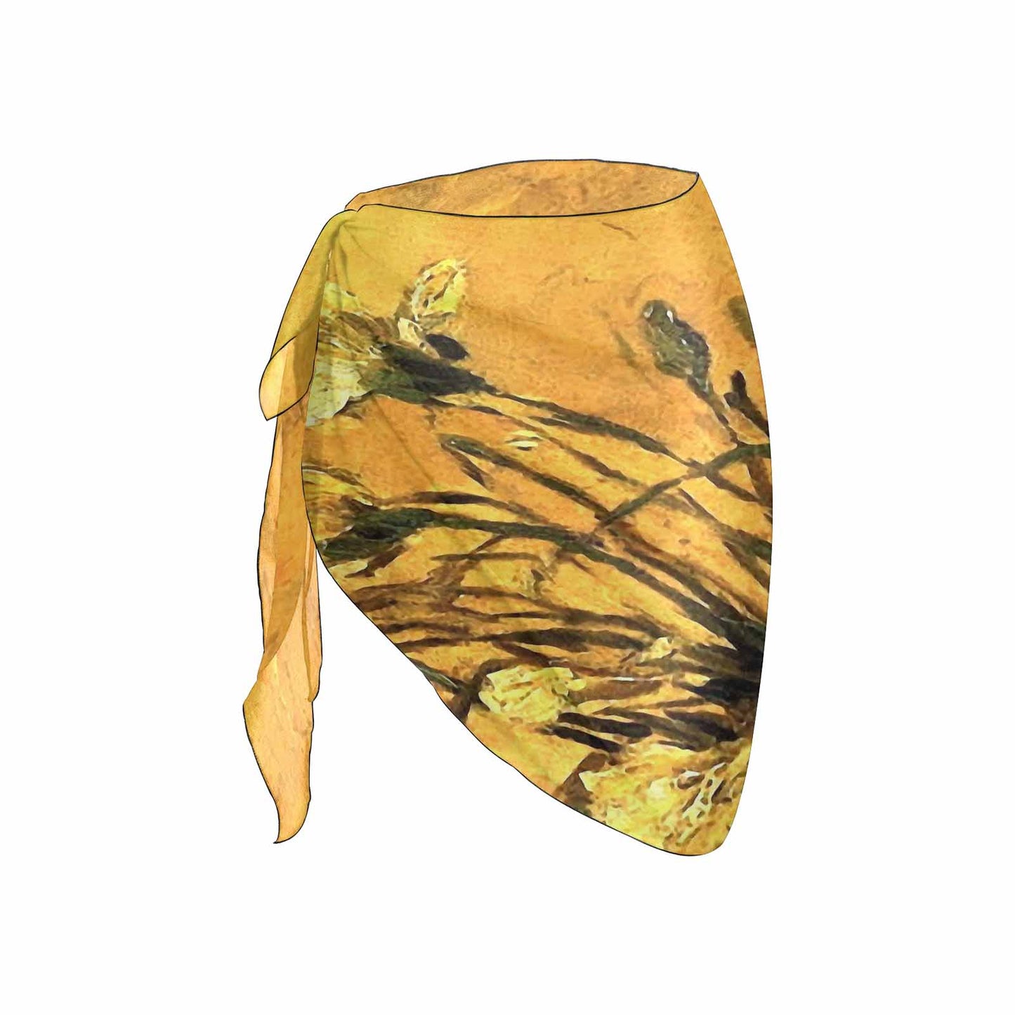 Vintage floral, beach sarong, beach coverup, swim wear, Design 61