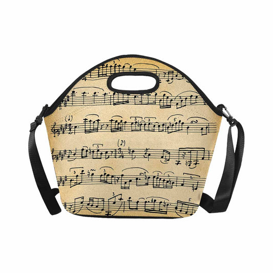 Antique general print, insulated lunch bag, design 44