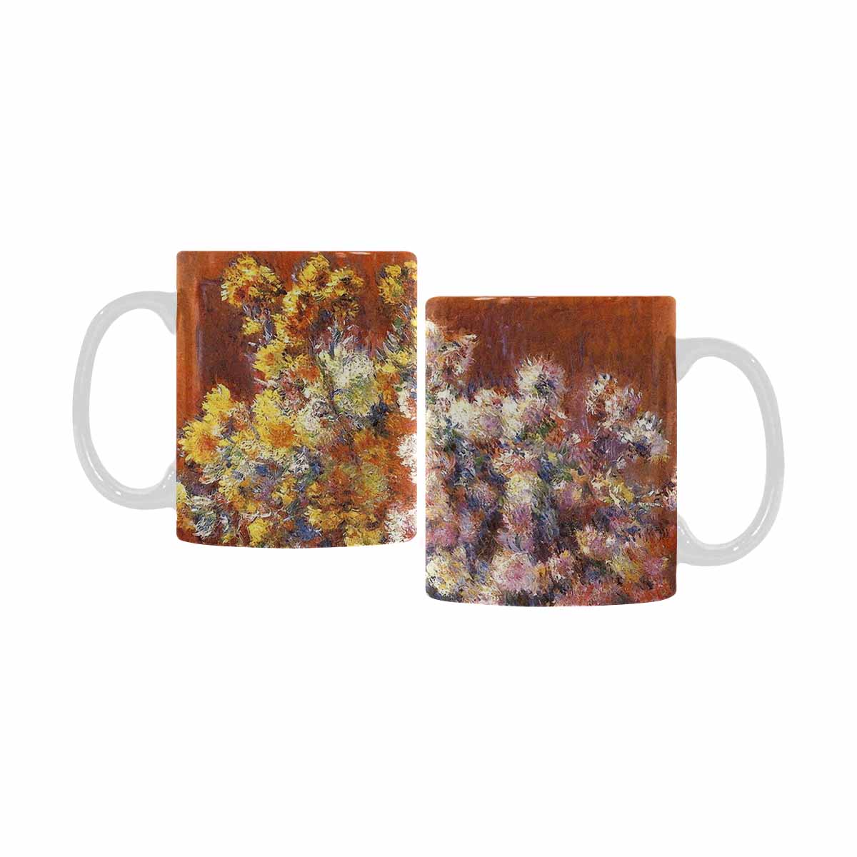 Vintage floral coffee mug or tea cup, Design 57