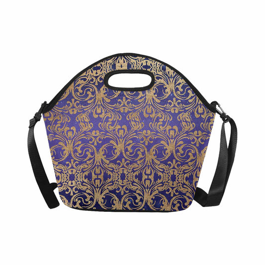 Antique general print, insulated lunch bag, design 41