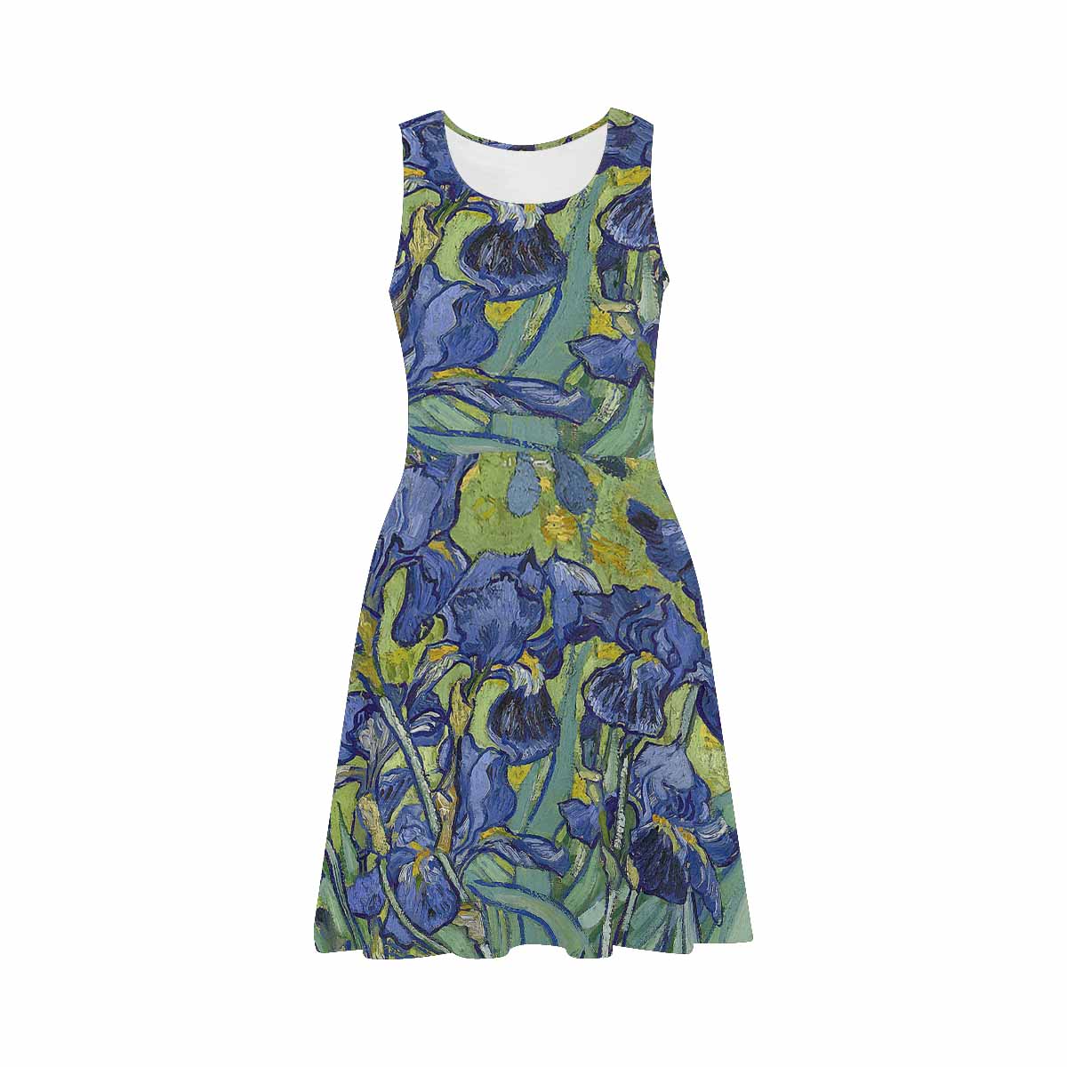 Vintage floral short summer flare dress,  XS to 3XL plus size, model D09534 Design 40