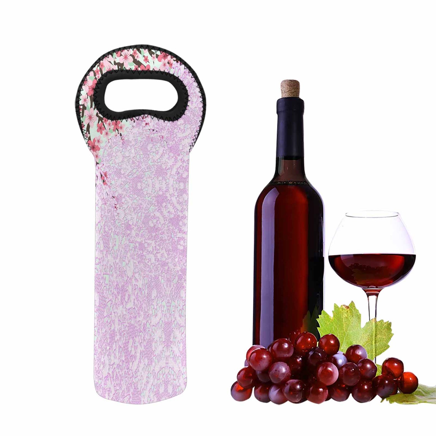 Victorian Lace 1 bottle wine bag, design 09