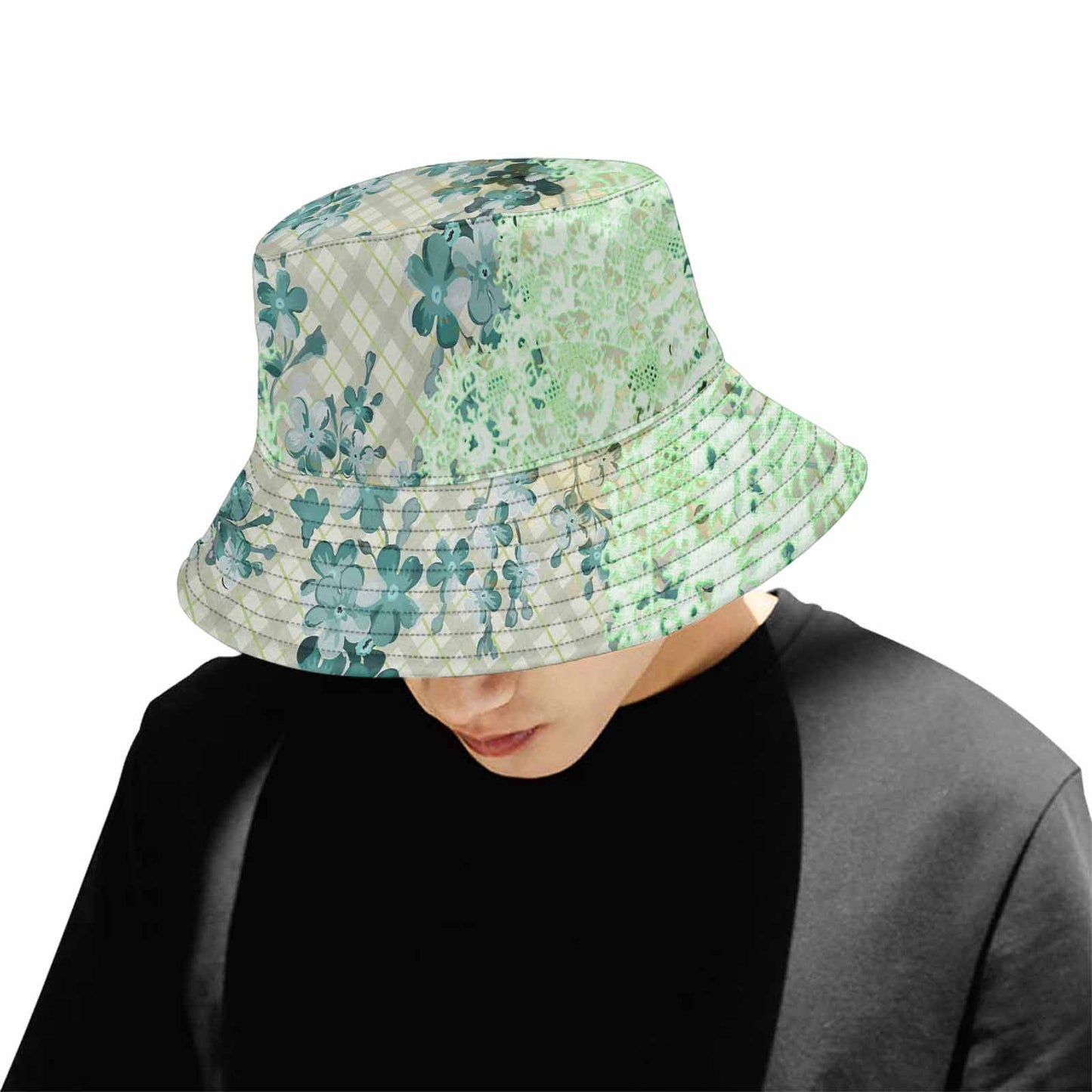 Victorian lace Bucket Hat, outdoors hat, design 53