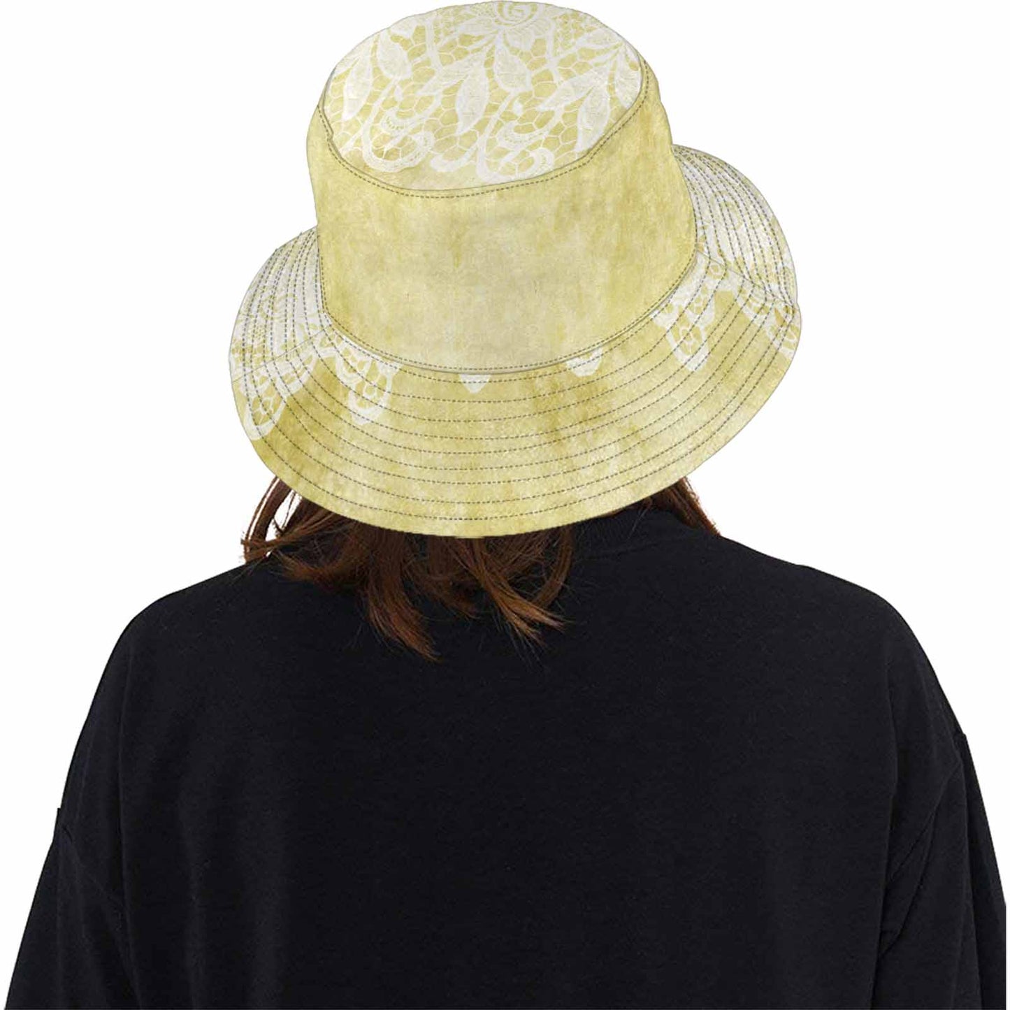 Victorian lace Bucket Hat, outdoors hat, design 44