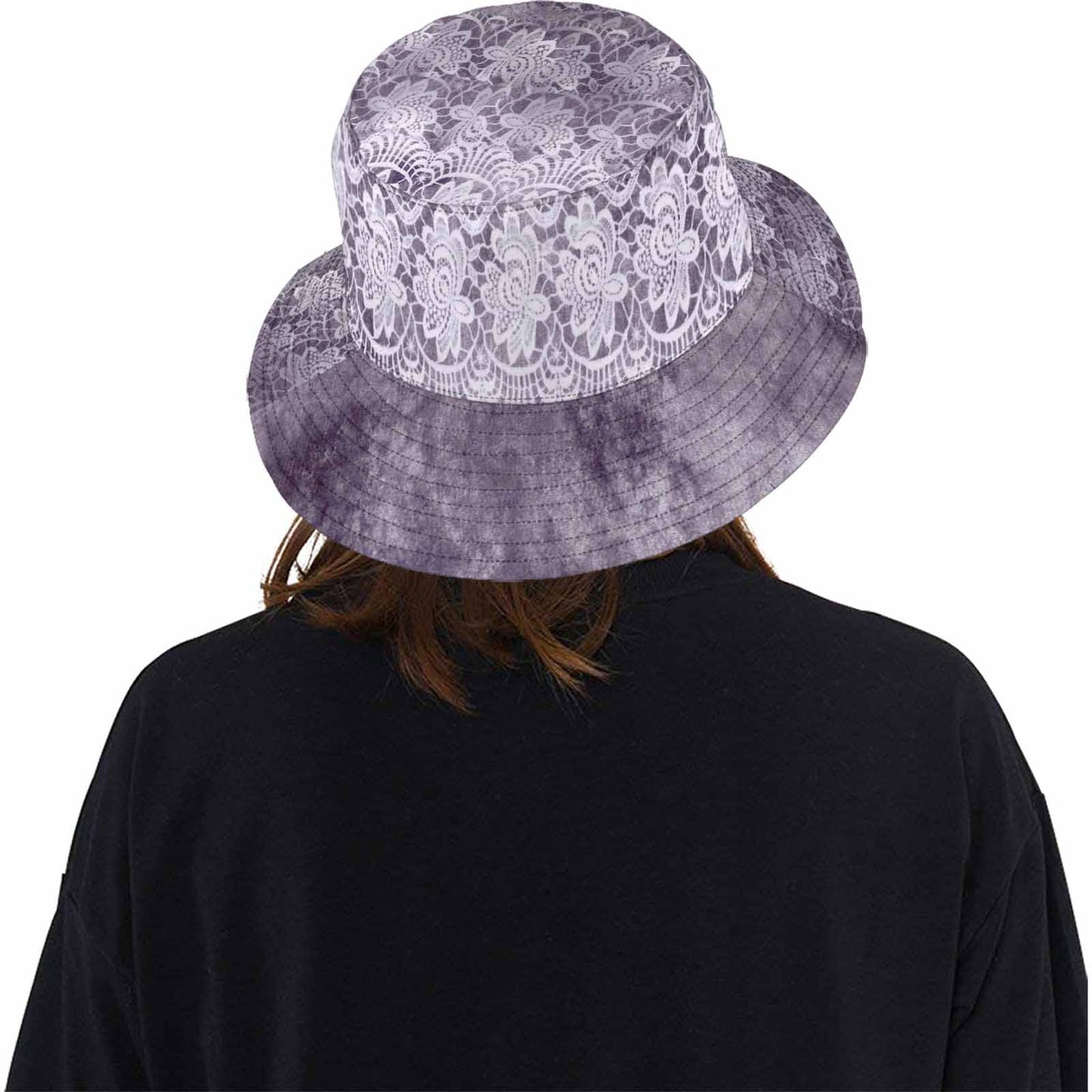 Victorian lace Bucket Hat, outdoors hat, design 39