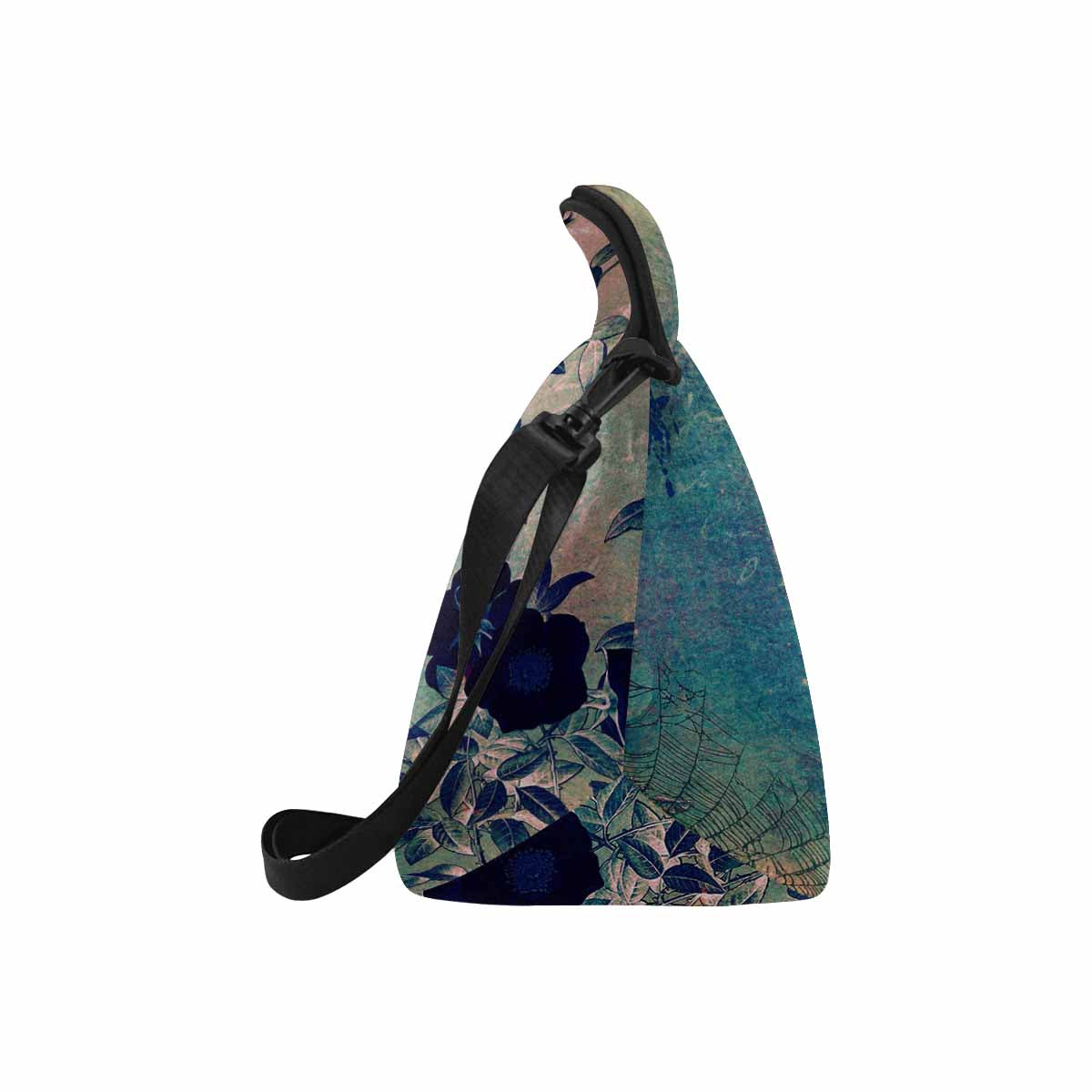 Antique general print, insulated lunch bag, design 15