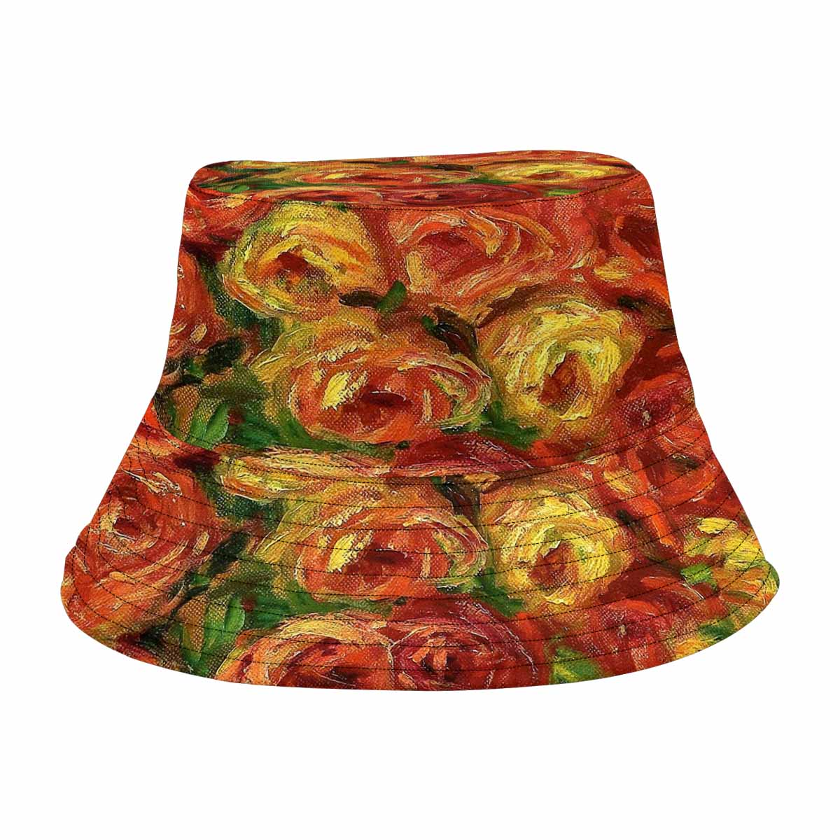 Vintage floral unisex bucket boonie Hat, outdoors hat, Design 18   Unisex Bucket Boonie Hat