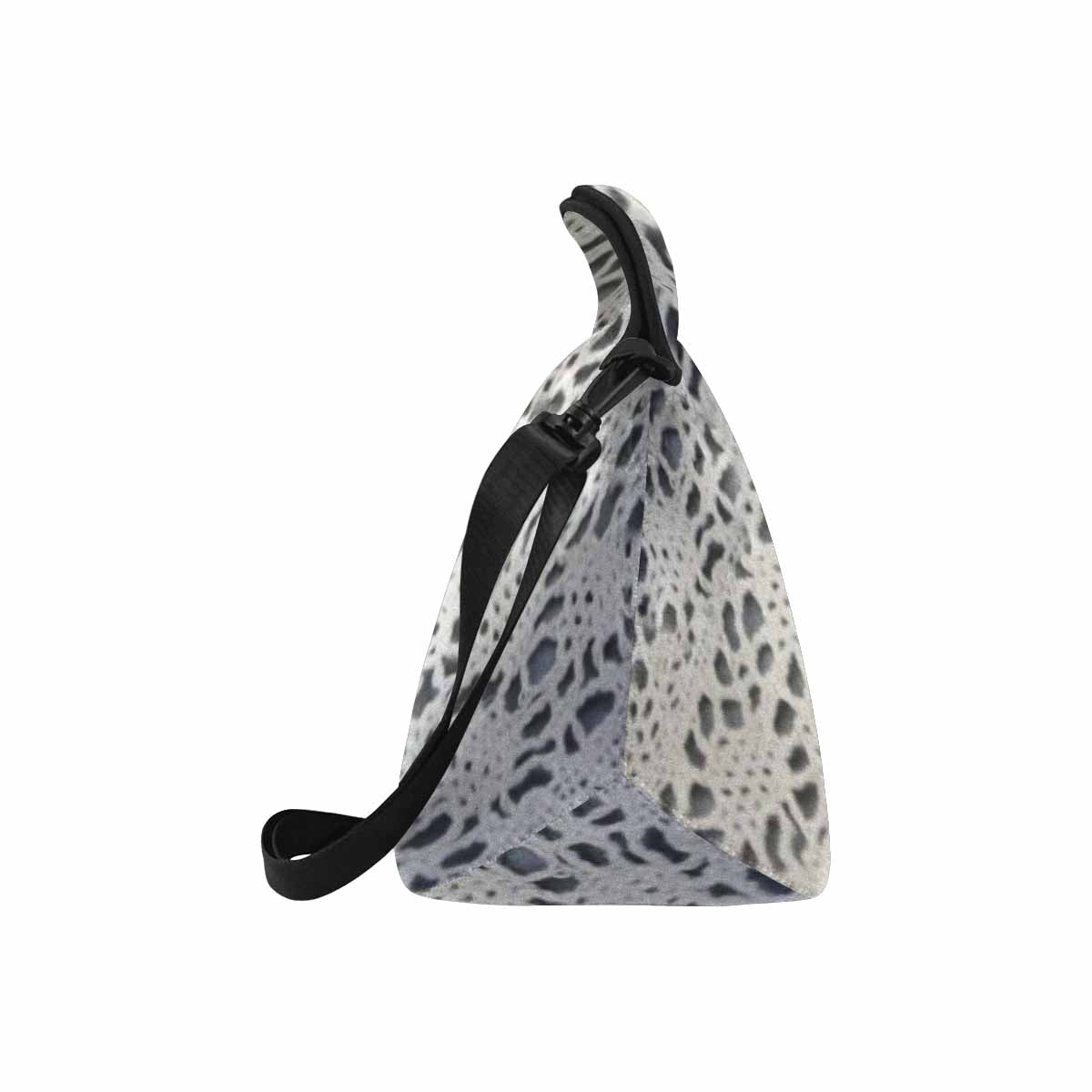 Victorian lace print insulated lunch bag, design 12